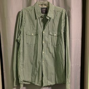 H&M Green Gingham Casual Shirt